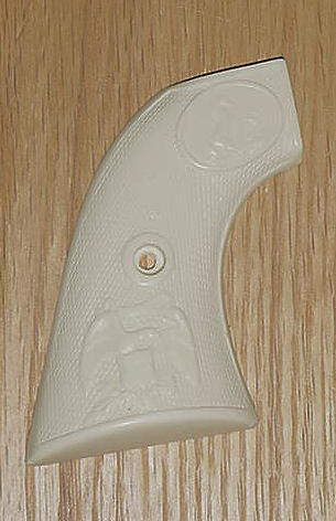 Colt Single Action Army Polymer Reproduction Grip with Colt Logo and Eagle Ivory C25AI