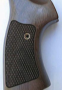 Diamond Checkered Maple Grip Inserts for Ruger GP100 Checkered Engraved Textured 