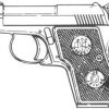 Beretta Jetfire .25 Pistol No Safety Notch Reproduction Replacement Grip Black B14 - 1815