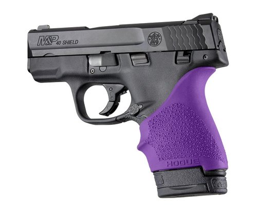 Smith & Wesson M&P Shield, Ruger LC9 Purple Hogue HandAll Beavertail Grip Sleeve